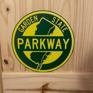 New Jersey Garden State Parkway Road Sign